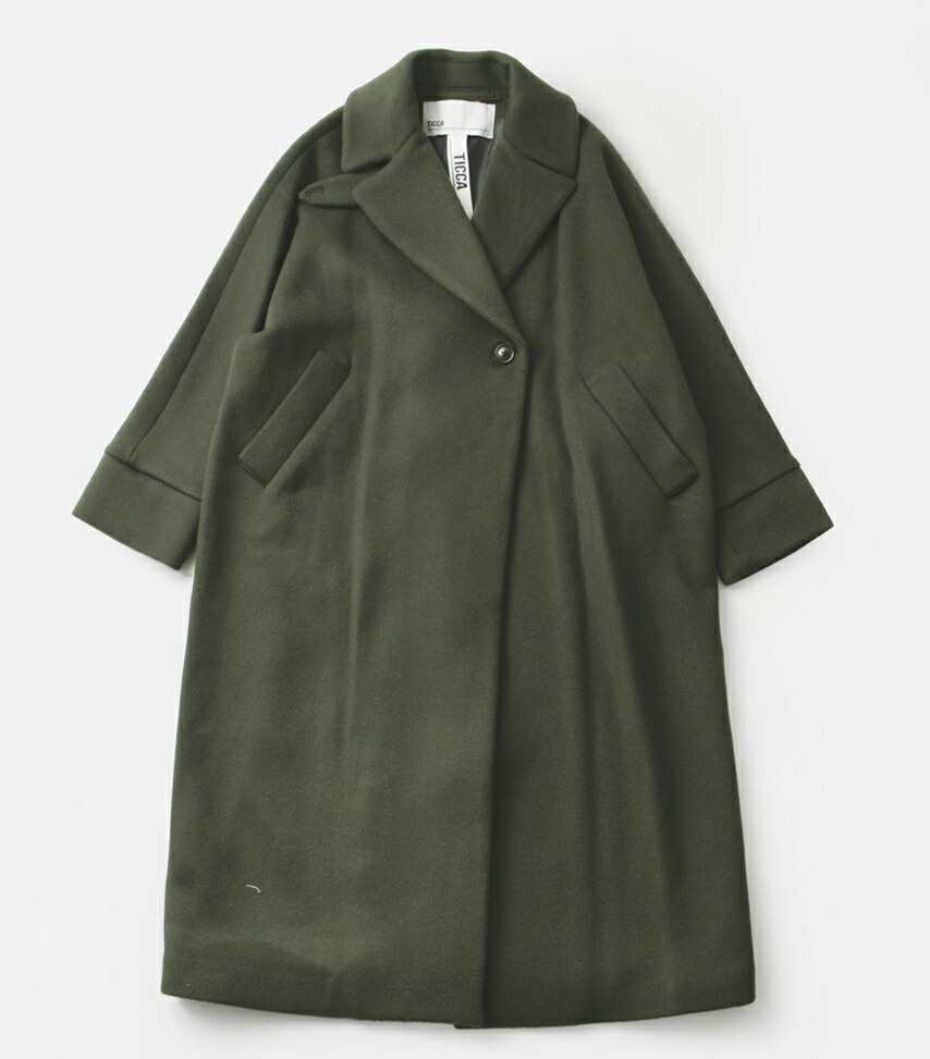 楽天市場】ティッカ TICCA ウール ロング テントコート tbea-245