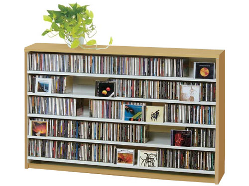 楽天市場】CDラック 大容量 横 スリム おしゃれ cd ラック DVD 収納 棚