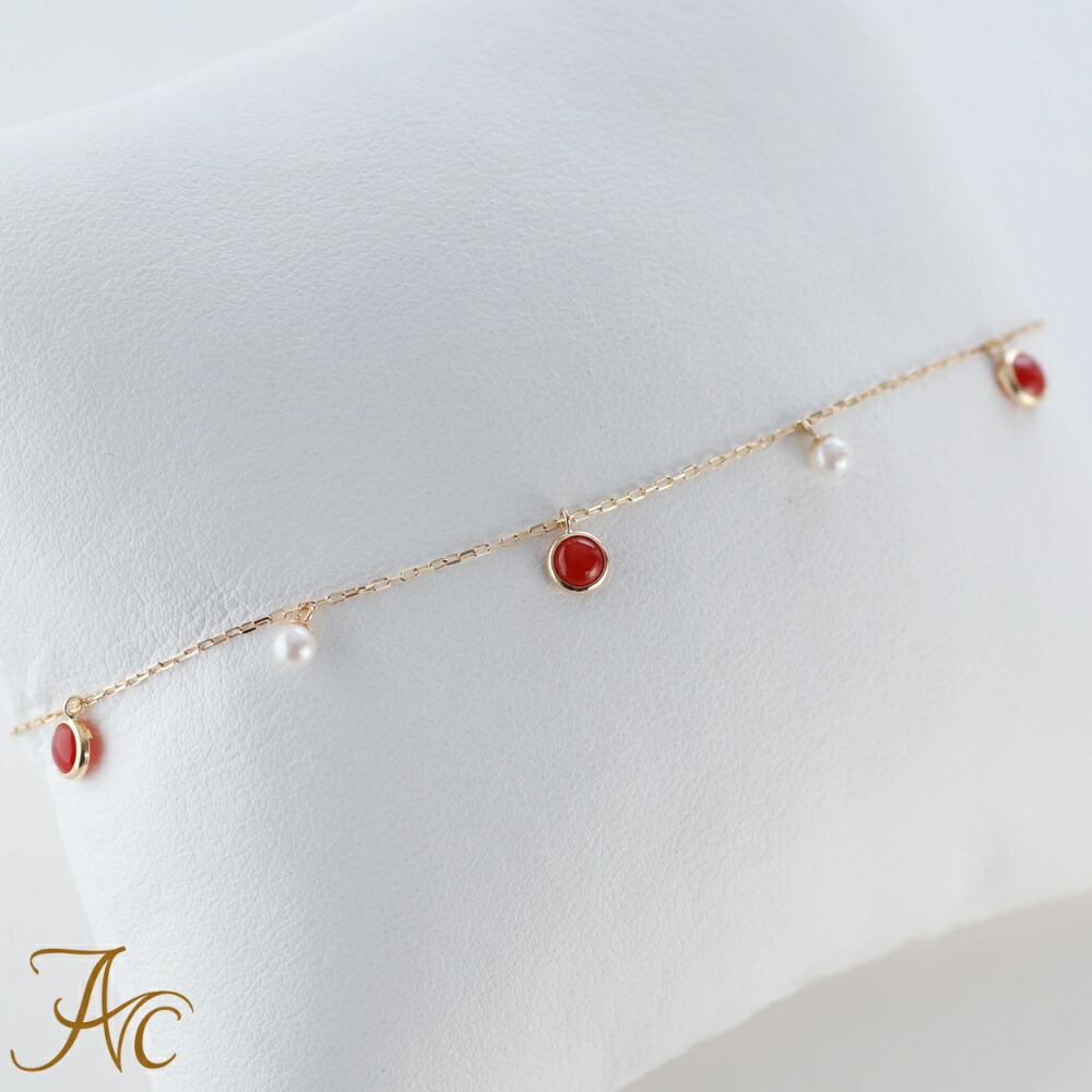 楽天市場】≪1年保証付き≫ 日本産血赤珊瑚&パール血赤珊瑚 あこや真珠