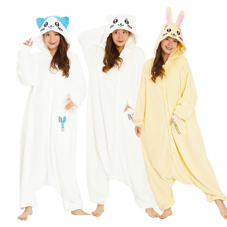 楽天市場】ちいかわ 着ぐるみ フリース キャラクター コスプレ うさぎ
