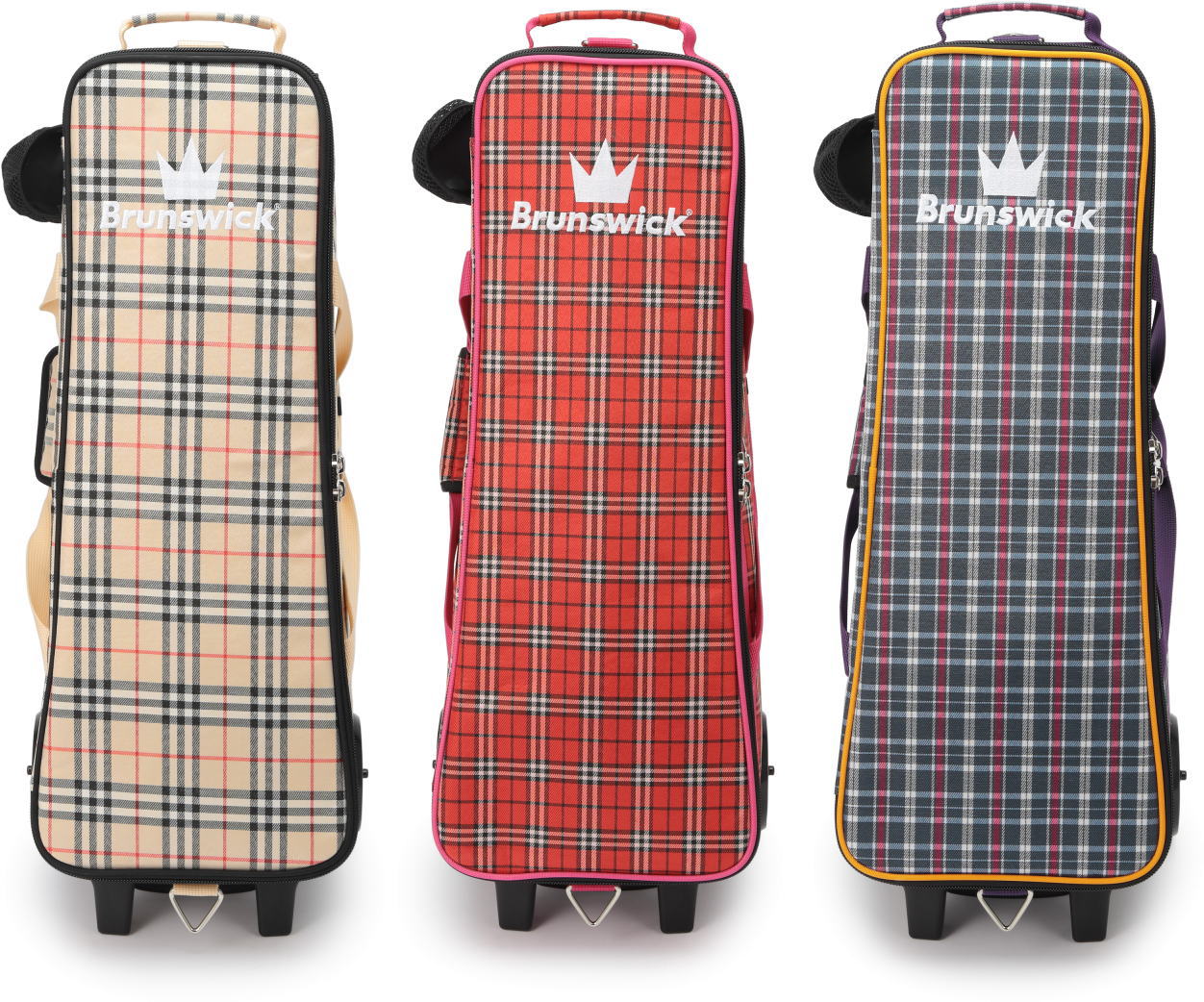 楽天市場】【Brunswick】 BD200 トリプルローラーバッグ（チェック柄