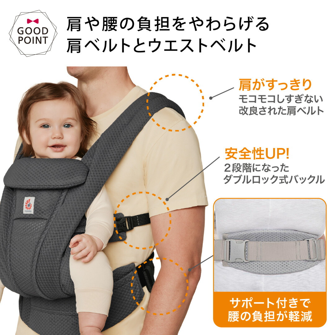 楽天市場】＼純正付属品付き／ERGO BABY オムニ デラックス ブルー