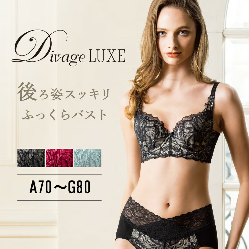 楽天市場】Divage LUXE ブラジャー ブラ エルローズ 矯正 下着 育乳
