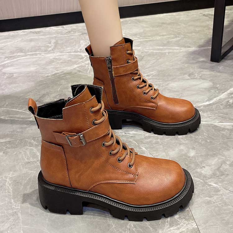 楽天市場】編み上げブーツ レディース ショートブーツ 秋 シューズ