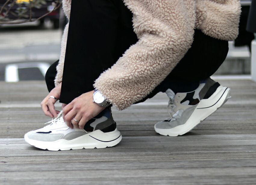 楽天市場】D.A.T.E. デイト FUGA フーガ スニーカー 30MFGNTGY / m381