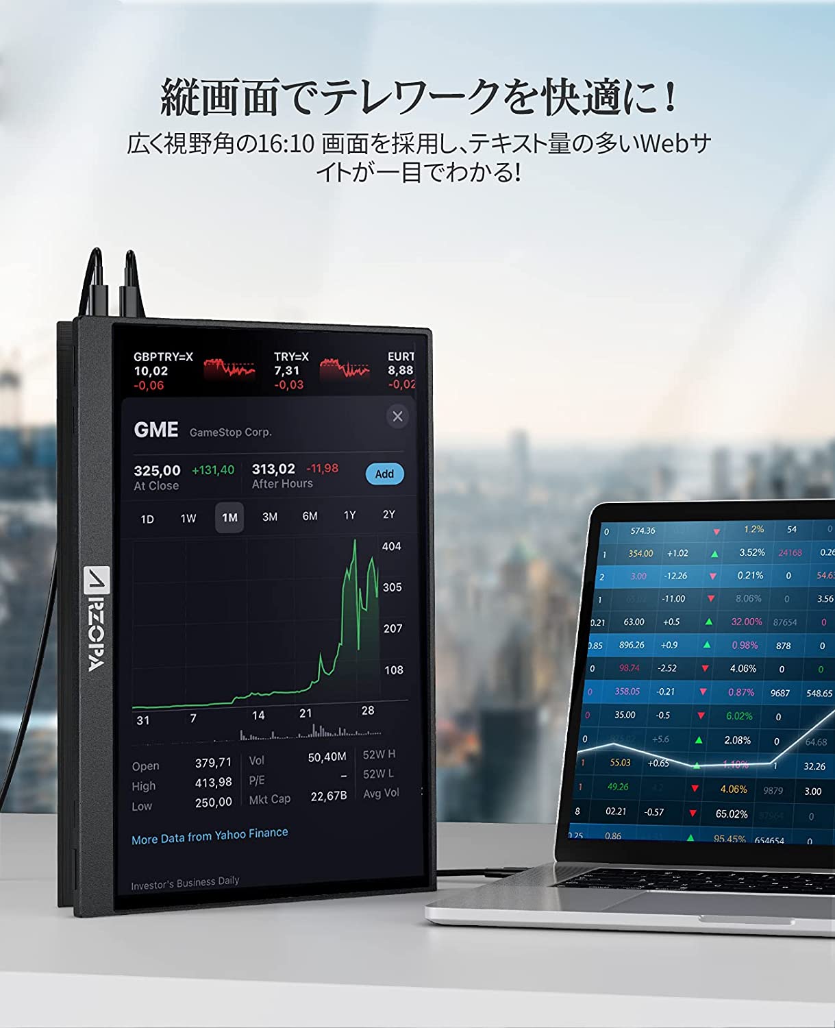 楽天市場】【未開封新品】ARZOPA 13.3インチ モバイルモニター 2K