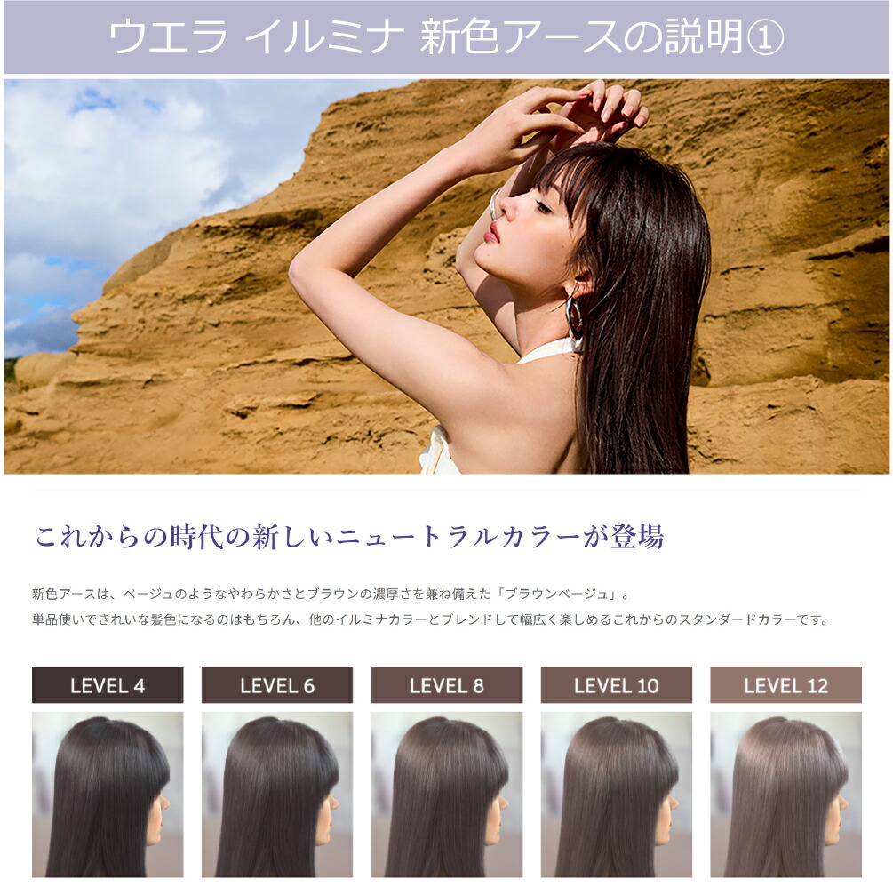 楽天市場】ウエラ イルミナカラー 1本 【全71色】 透明感・ツヤ髪に