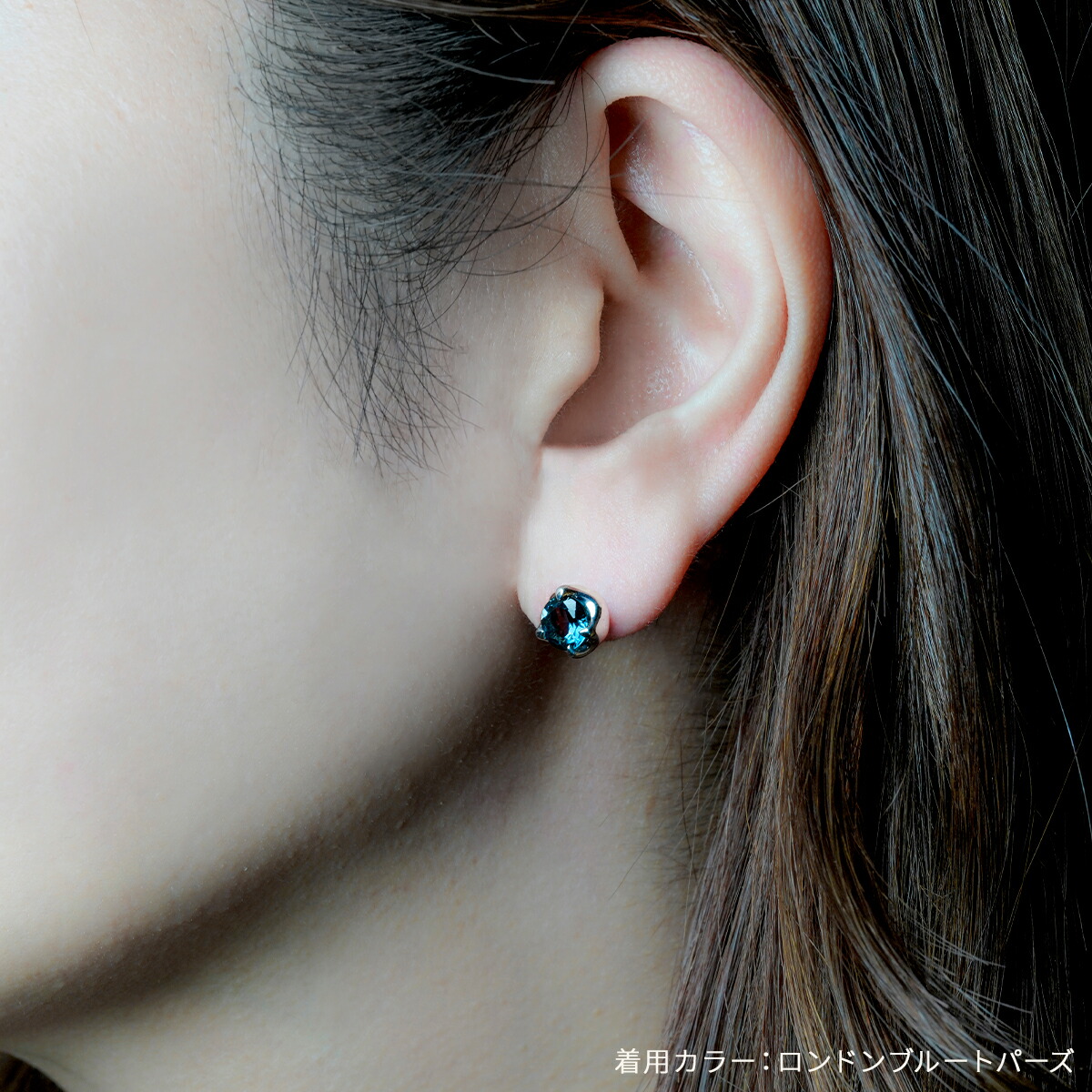 楽天市場】[公式]ブラッディマリー ナットピアス 天然石 ポストK18