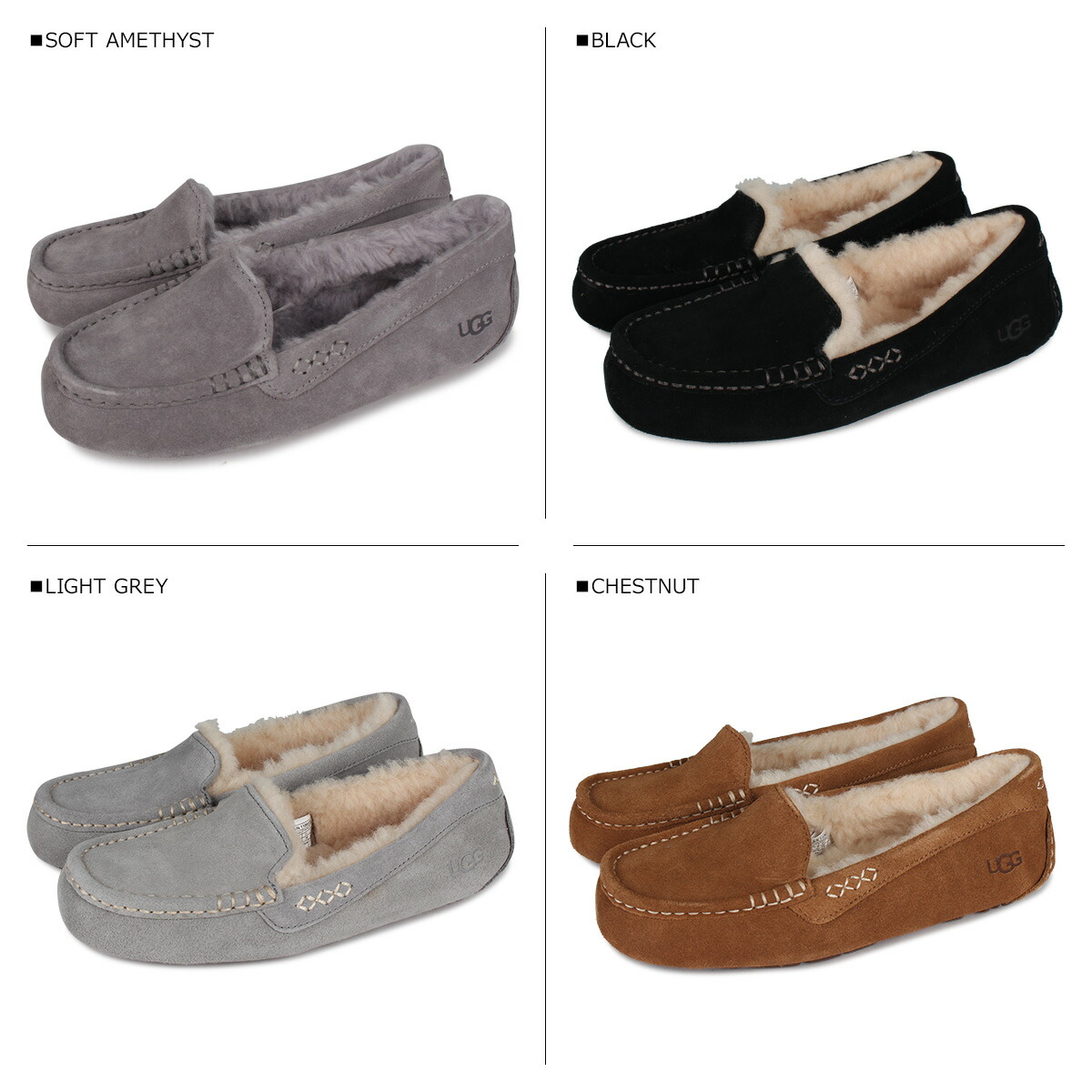 楽天市場】UGG ANSLEY アグ スリッポン モカシン アンスレー