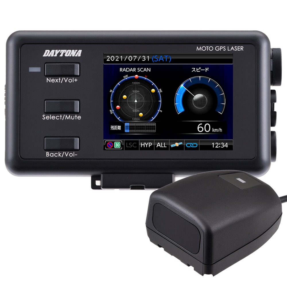 楽天市場】デイトナ moto gps radar lcd 3．0の通販