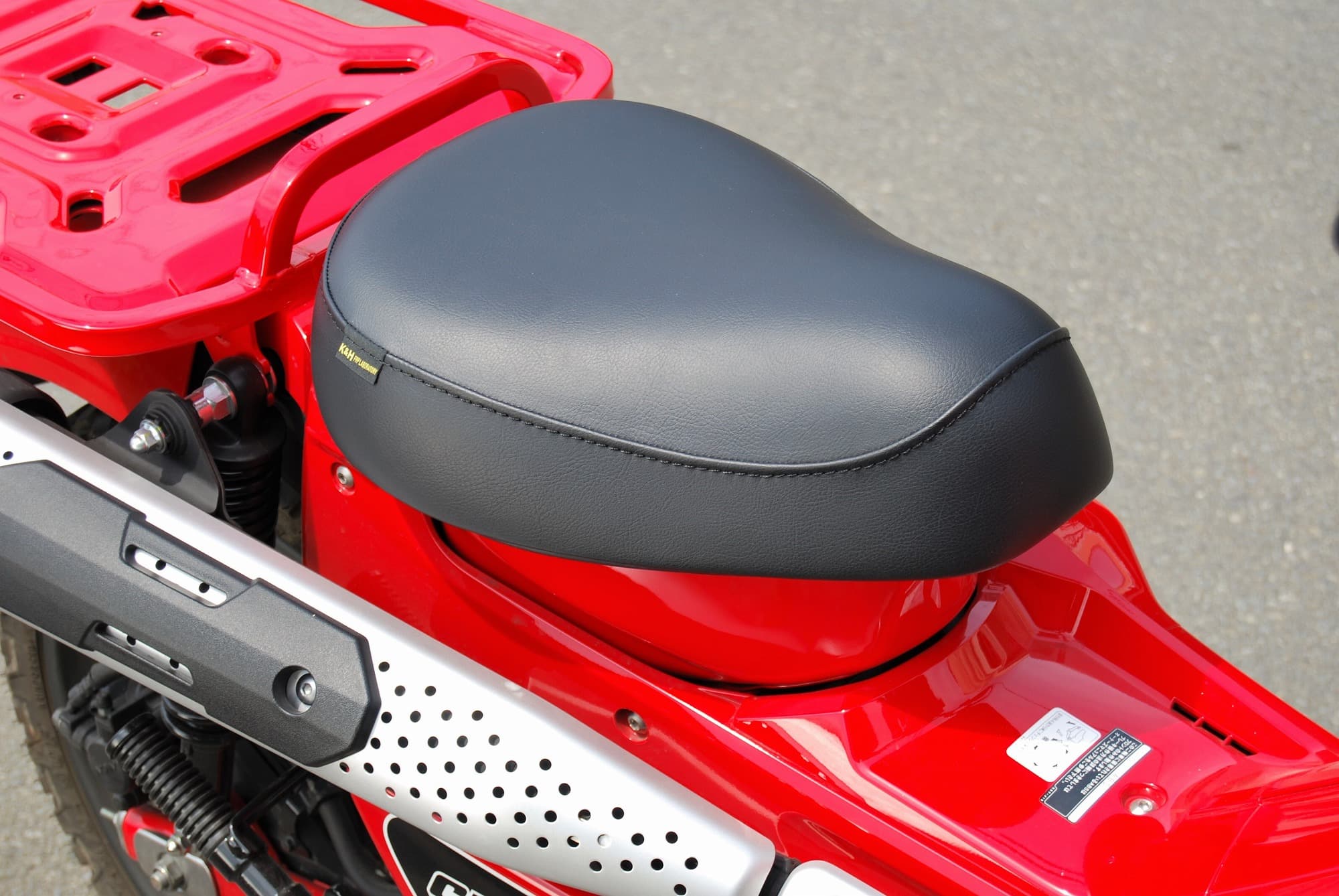 楽天市場】CT125ハンターカブ そら豆（ロー）シート Aステッチ K＆H