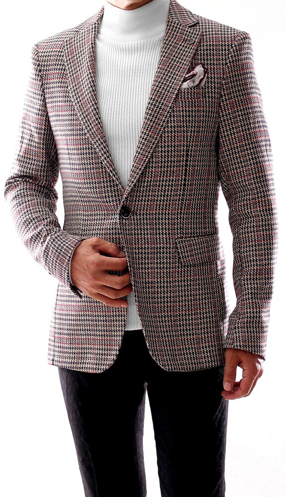 楽天市場】ツイード ジャケット テーラードジャケット グレンチェック