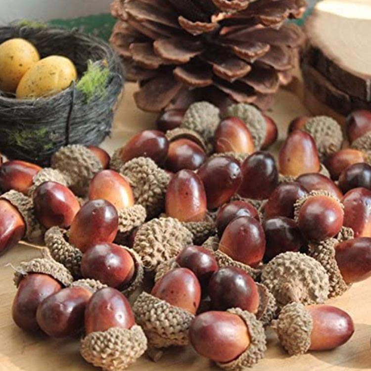 楽天市場】シミュレーション 冬 20個セット フェイクどんぐり