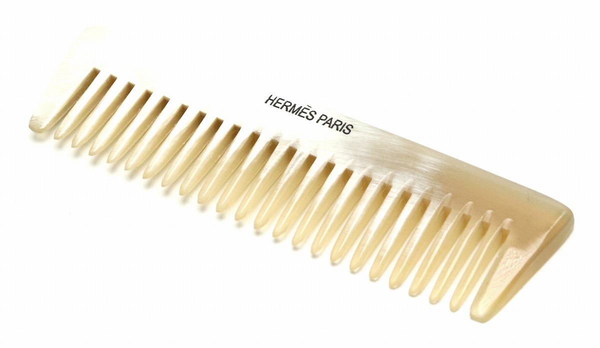 楽天市場】HERMES エルメス コーム 櫛 くし ケース付き バッファロー