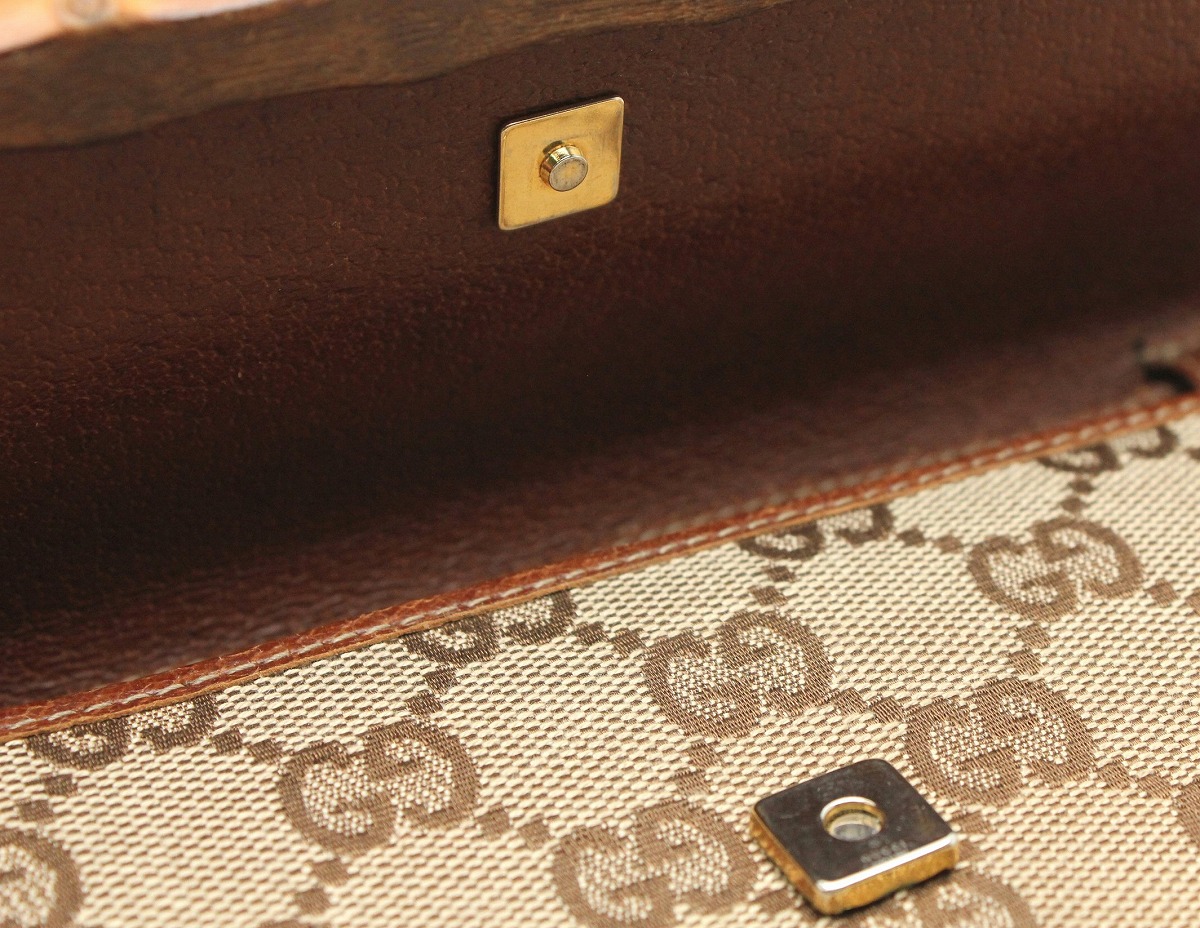 楽天市場】【バッグ】GUCCI グッチ GGキャンバス バンブー 2WAY