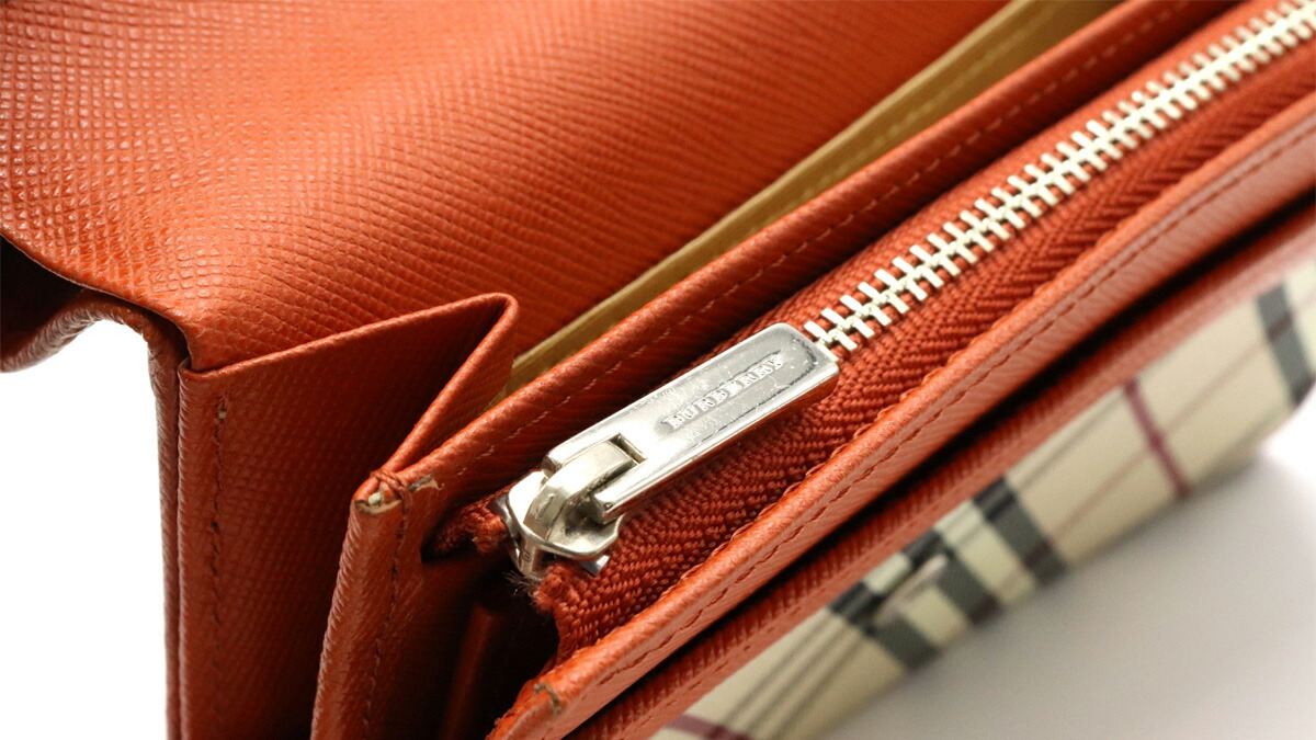 楽天市場】【財布】BURBERRY バーバリー 二つ折り財布 チェック柄