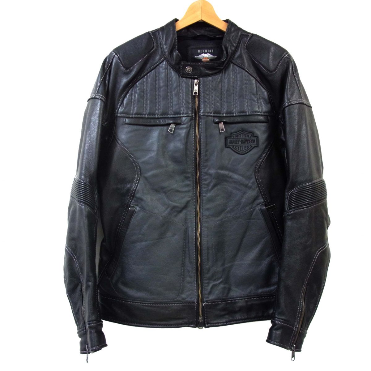 楽天市場】harley davidson シングルライダースジャケットの通販