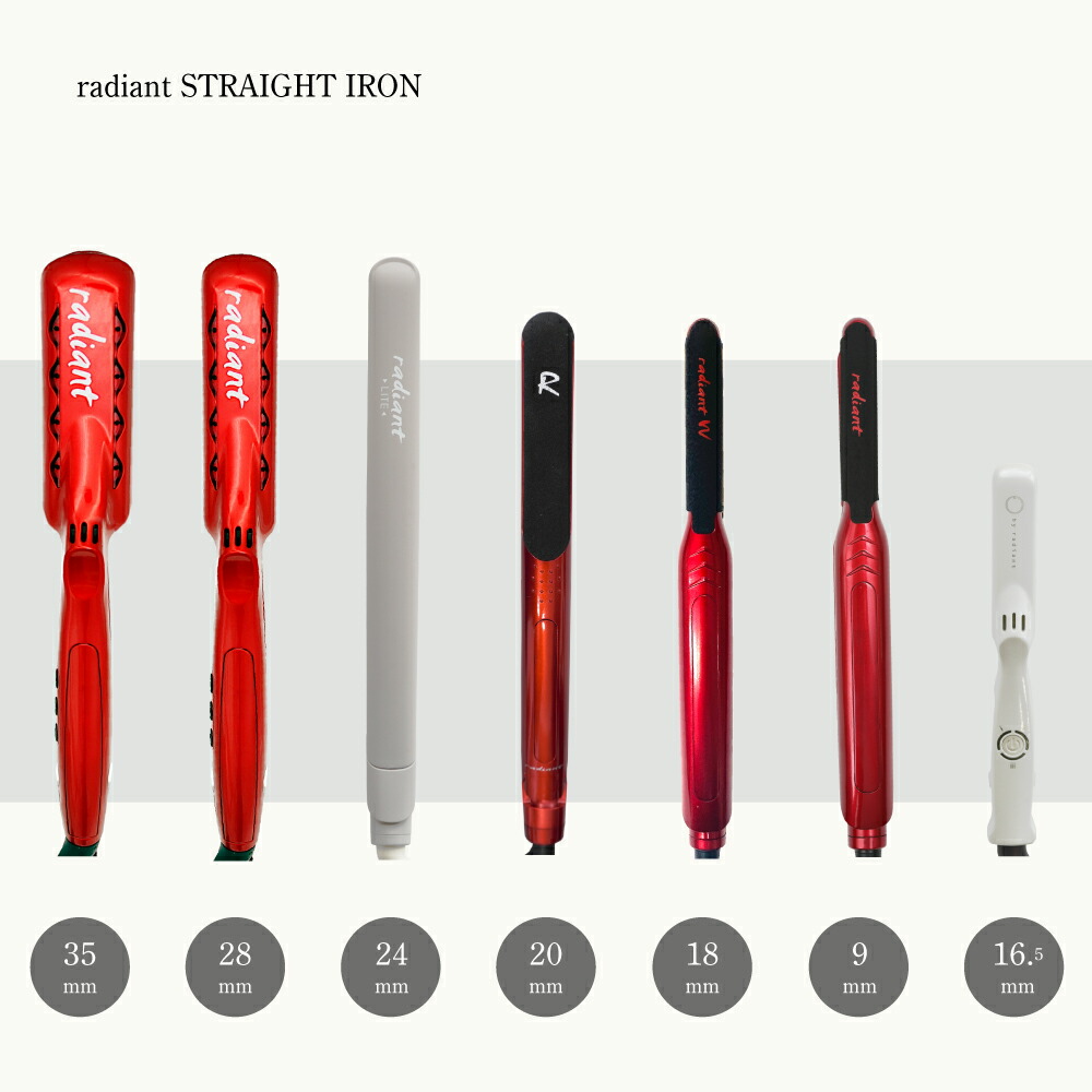 楽天市場】【radiant公式店】1年保証 ミニストレートアイロンiii by