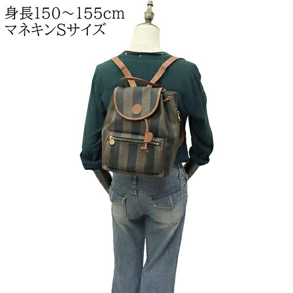 楽天市場】【ヴィンテージ】 フェンディ リュックサック ペカン FFロゴ