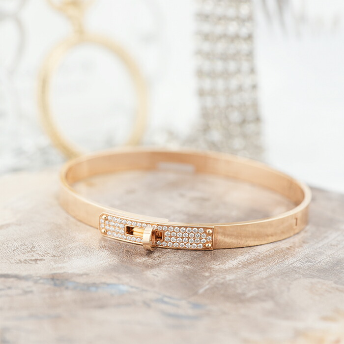 楽天市場】エルメス ケリー ブレスレット PM ピンクゴールド HERMES