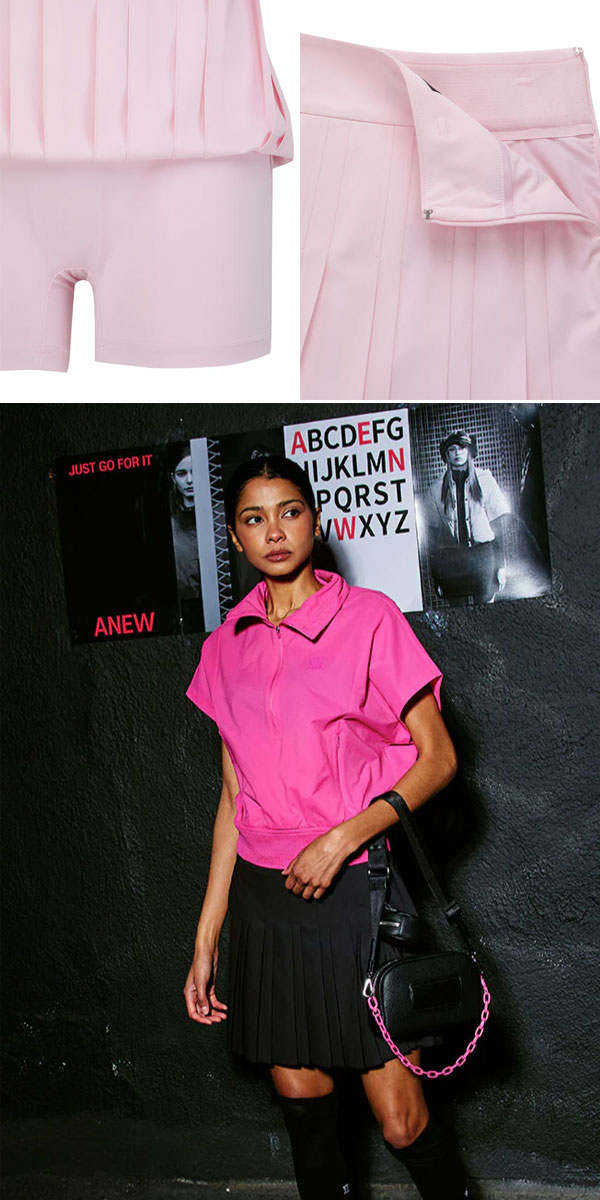 楽天市場】アニュー ゴルフ レディース プリーツ スカート AGFMWSQ01