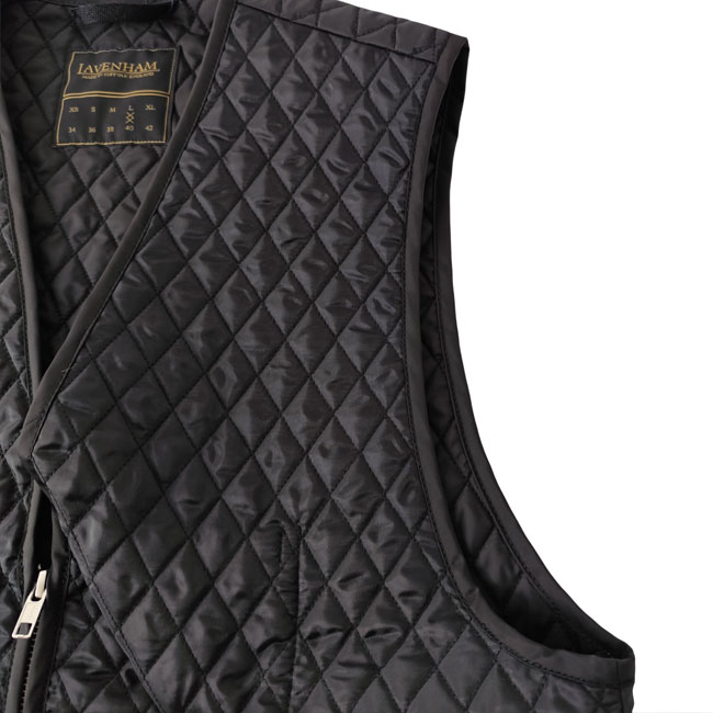 楽天市場】【SALE】ラベンハム LAVENHAM キルティング ベスト ZIPPED