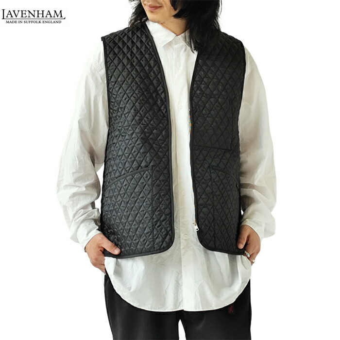 楽天市場】【SALE】ラベンハム LAVENHAM キルティング ベスト ZIPPED