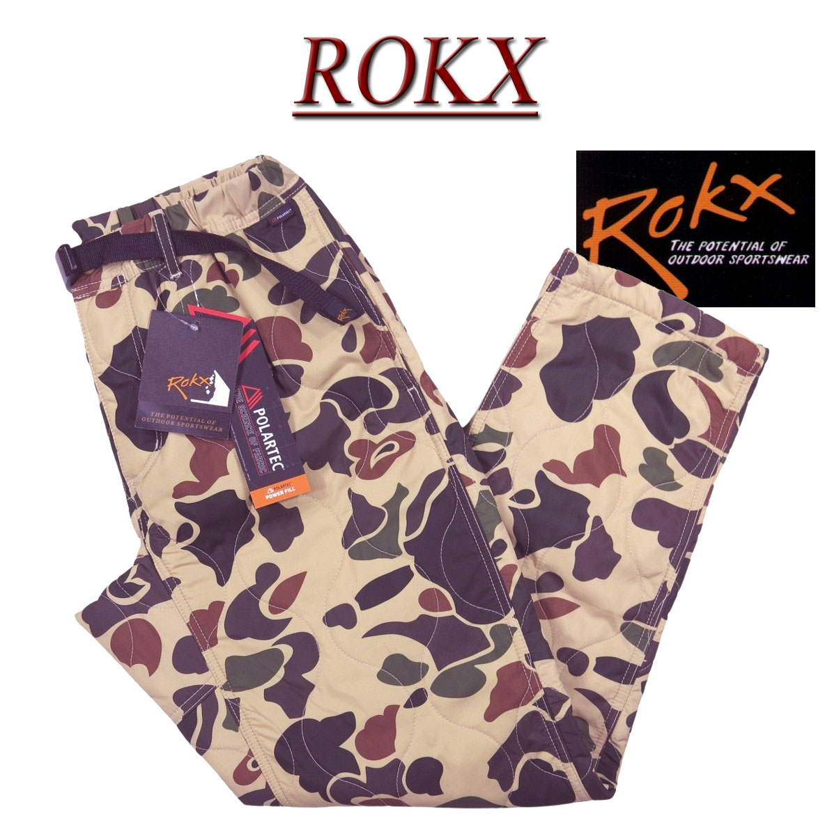 楽天市場】【4サイズ】 ry782 新品 ROKX ロックス ポーラテック パワー