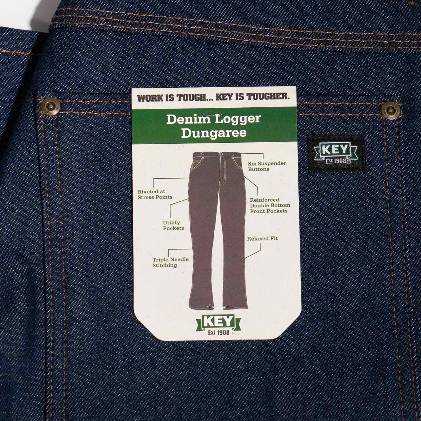 楽天市場】キー KEY デニム ロガー ダンガリー パンツ ｜ ペインター