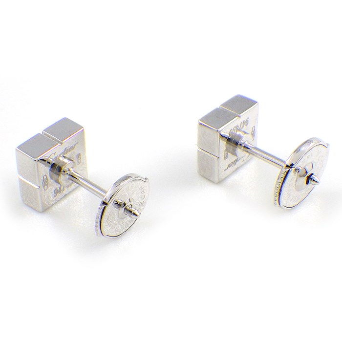 楽天市場】カルティエ Cartier ピアス パイエット スクエア