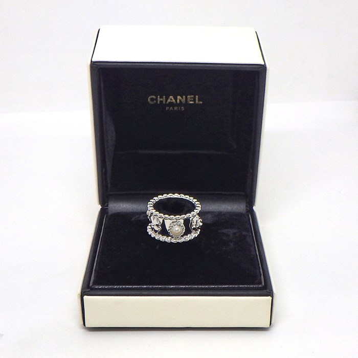 楽天市場】シャネル CHANEL リング スリー シンボル ワイド 6モチーフ