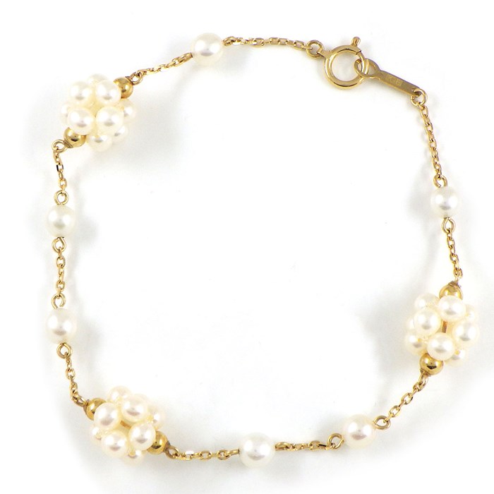 楽天市場】タサキ 田崎真珠 TASAKI ブレスレット パール 3.0-4.5mm珠