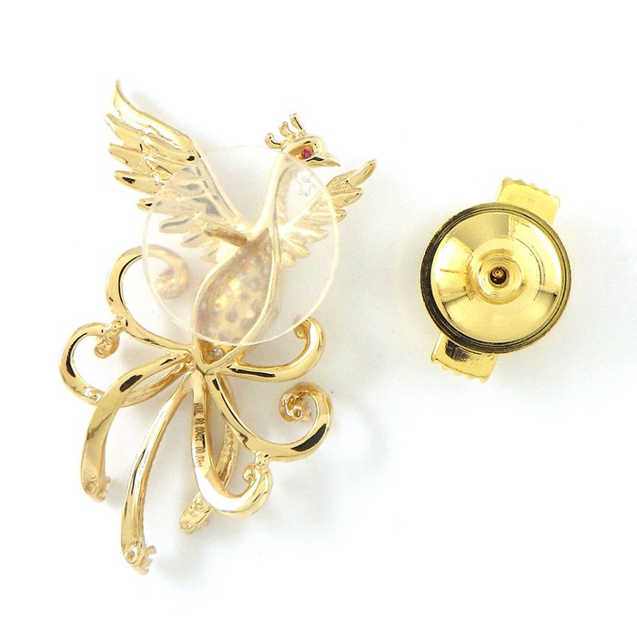 楽天市場】【ルビー ダイヤモンド】 ピンブローチ 鳳凰モチーフ 1