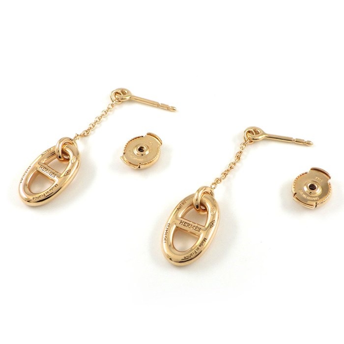 楽天市場】エルメス HERMES ピアス シェーヌダンクル ファランドール