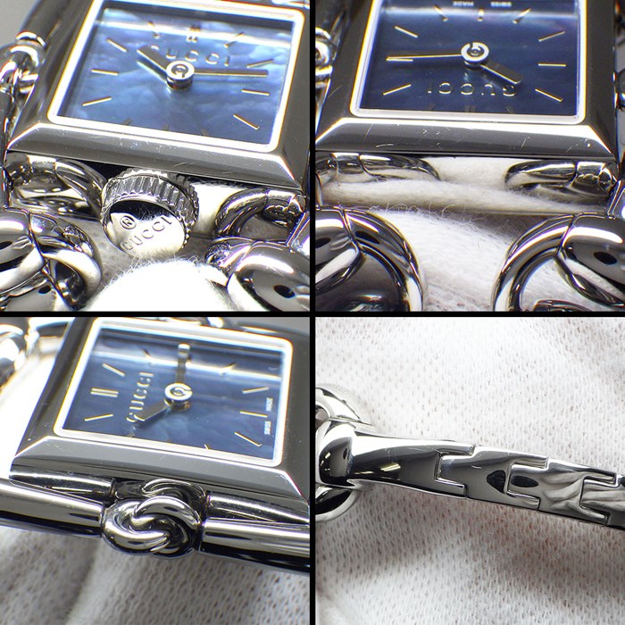 楽天市場】グッチ GUCCI 腕時計 シニョーリア 116.5 スクエア ブルー