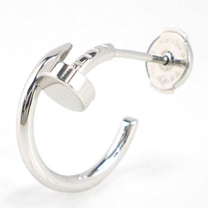 楽天市場】カルティエ Cartier ピアス ジュストアンクル K18WG ※片耳