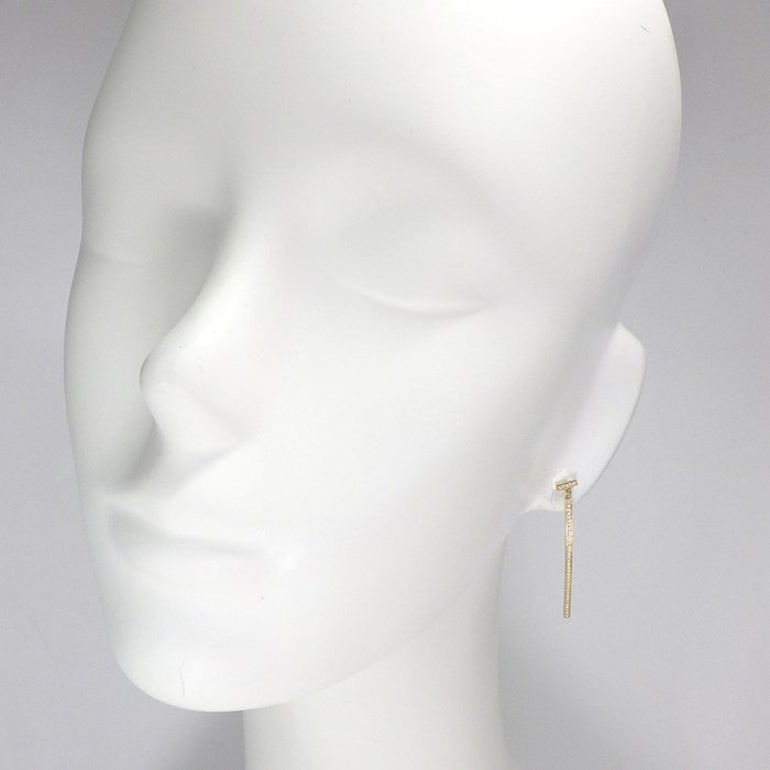 楽天市場】ティファニー Tiffany & Co. ピアス T バー ワイヤー K18YG