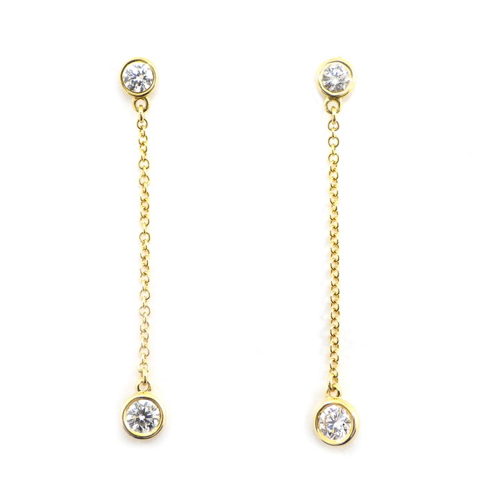 楽天市場】ティファニー Tiffany & Co. ピアス バイザヤード ドロップ