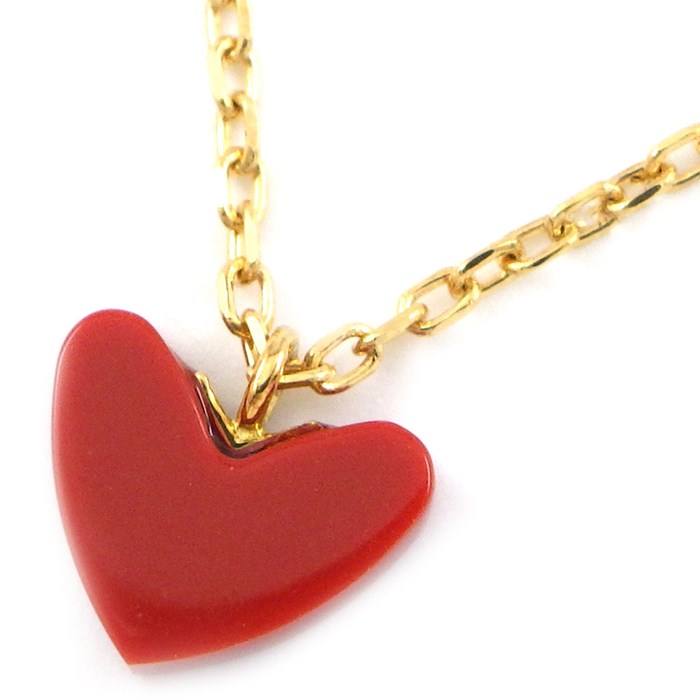 楽天市場】アーカー AHKAH ネックレス ティランハート レッド 赤 樹脂