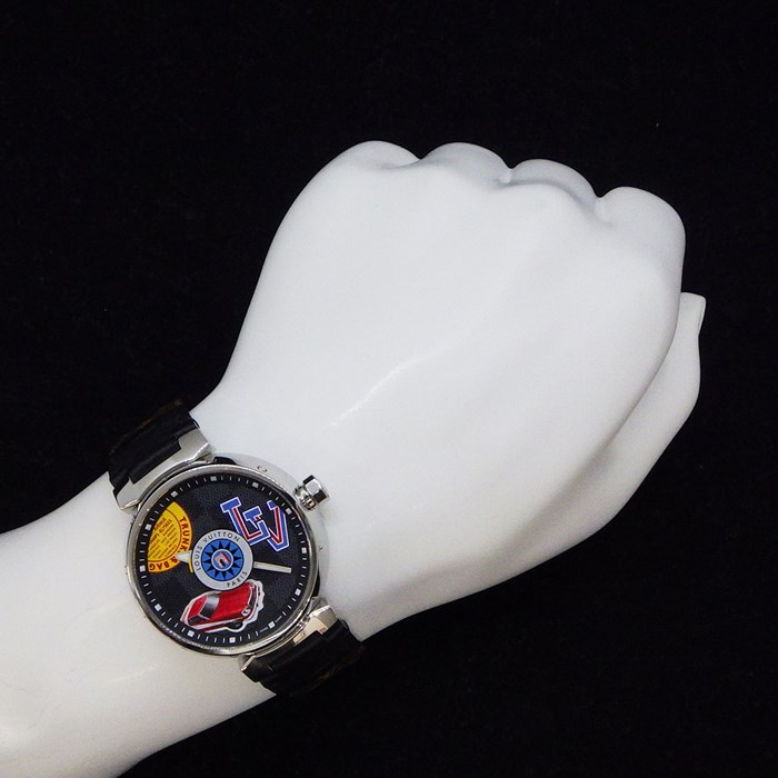 楽天市場】ルイ・ヴィトン LOUIS VUITTON 腕時計 タンブール GM ダミエ