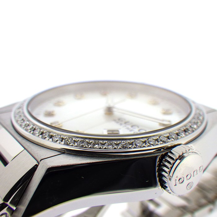 楽天市場】グッチ GUCCI 腕時計 パンテオン YA115404 ダイヤベゼル 10