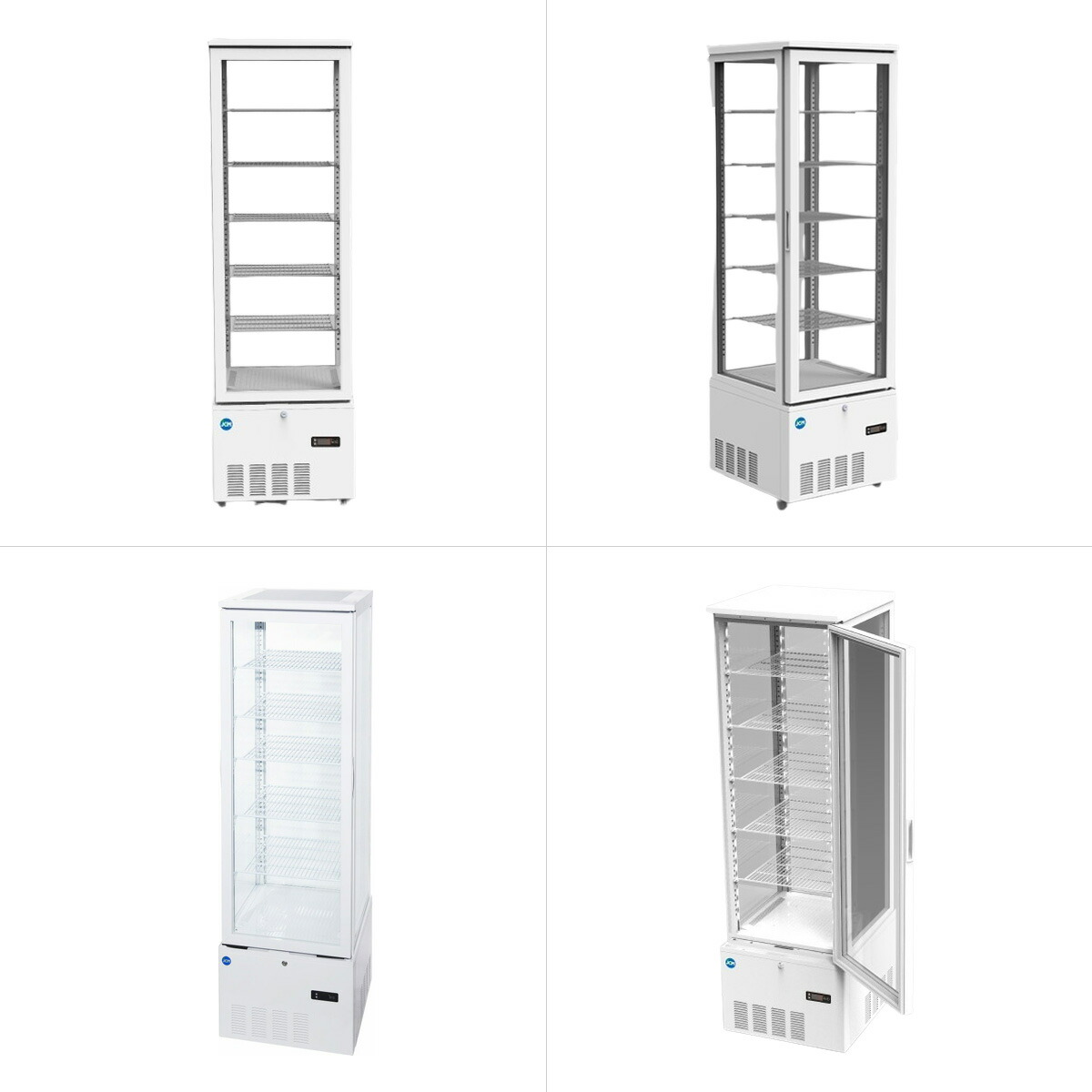 2015年 JCM4面ガラス冷蔵ショーケース 158L