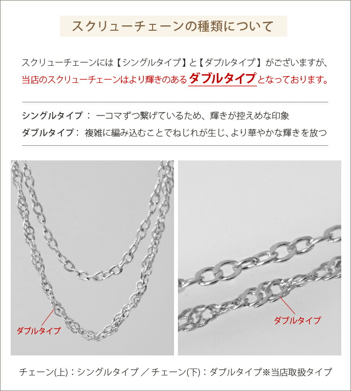 花の慶次 プラチナリング スクリューチェーン チェーンリング 2.4㎜幅