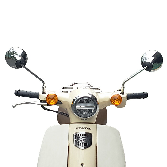 楽天市場】ホンダ スーパーカブ110用 純正クロームミラー左右取り付け
