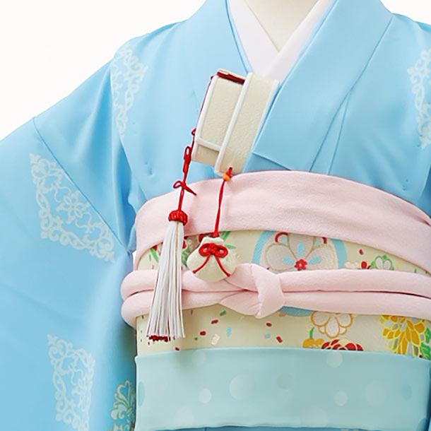 楽天市場】七五三 着物 7歳 フルセット レンタル 女の子 Y046 水色