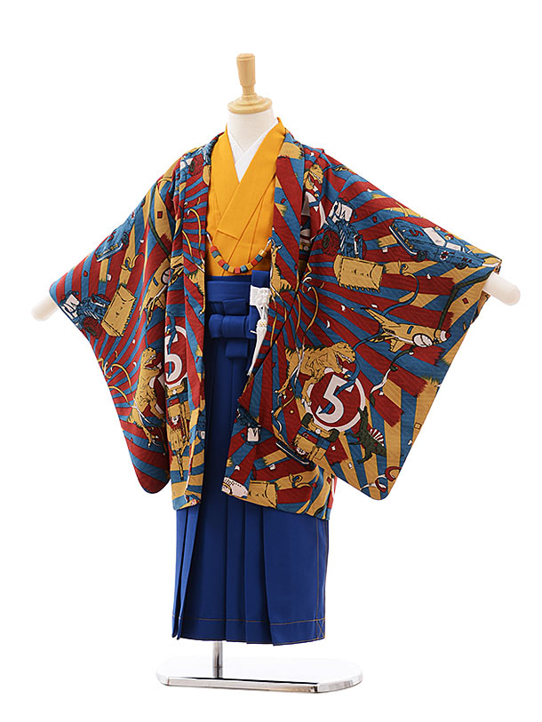 楽天市場】七五三 5歳 レンタル 753 袴セット 男児 着物 七五三