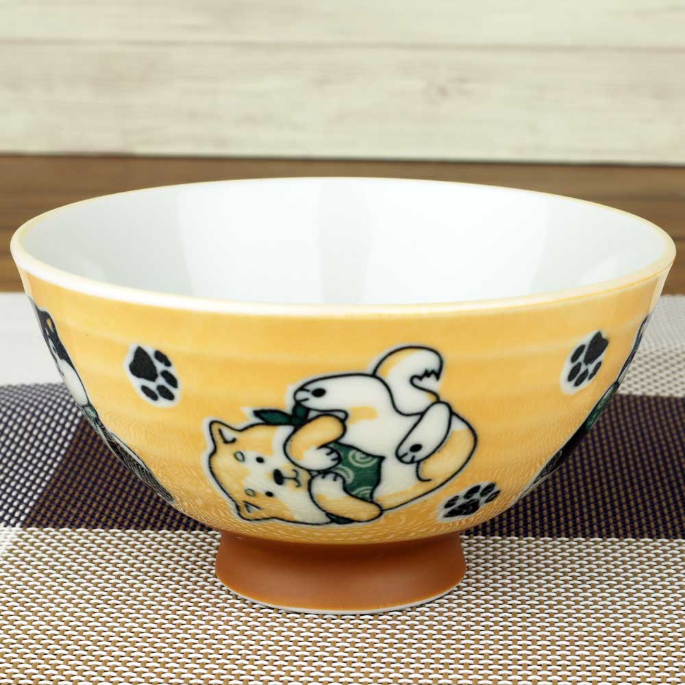 楽天市場】茶碗 柴犬 犬好き 飯碗 飯器/ ふろしき豆柴中平茶碗（黄