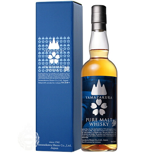 楽天市場】笹の川酒造 YAMAZAKURA 山桜 ピュアモルト ウイスキー 48度