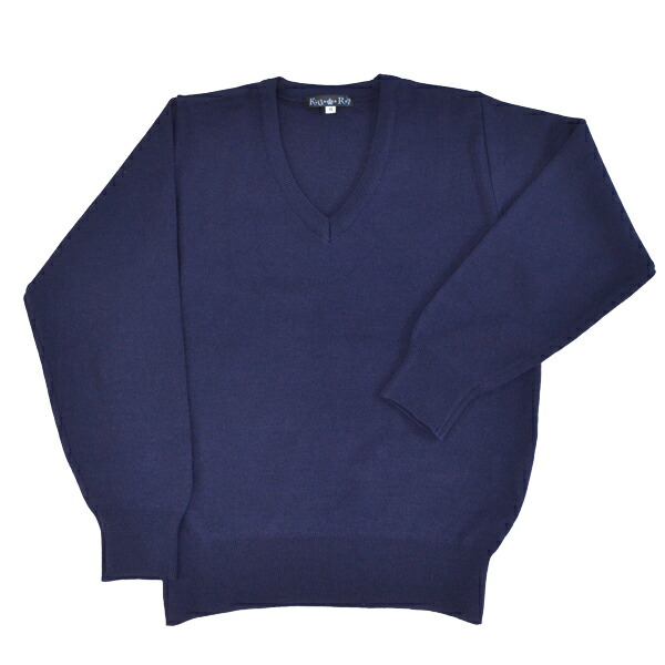 楽天市場】定番ウール混スクールセーター紺無地【日本製】男女兼用 M