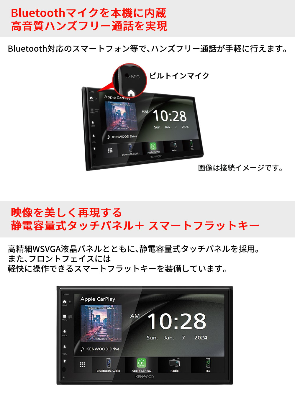 楽天市場】ケンウッド カーオーディオ ディスプレイオーディオ